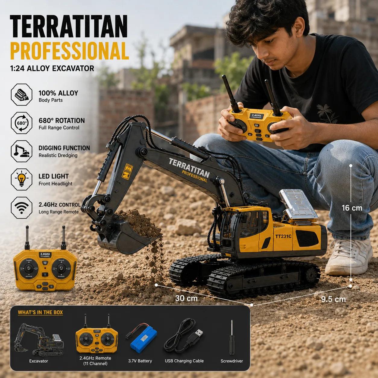 ZygoPlay TerraTitan™ RC Excavator - 1:20