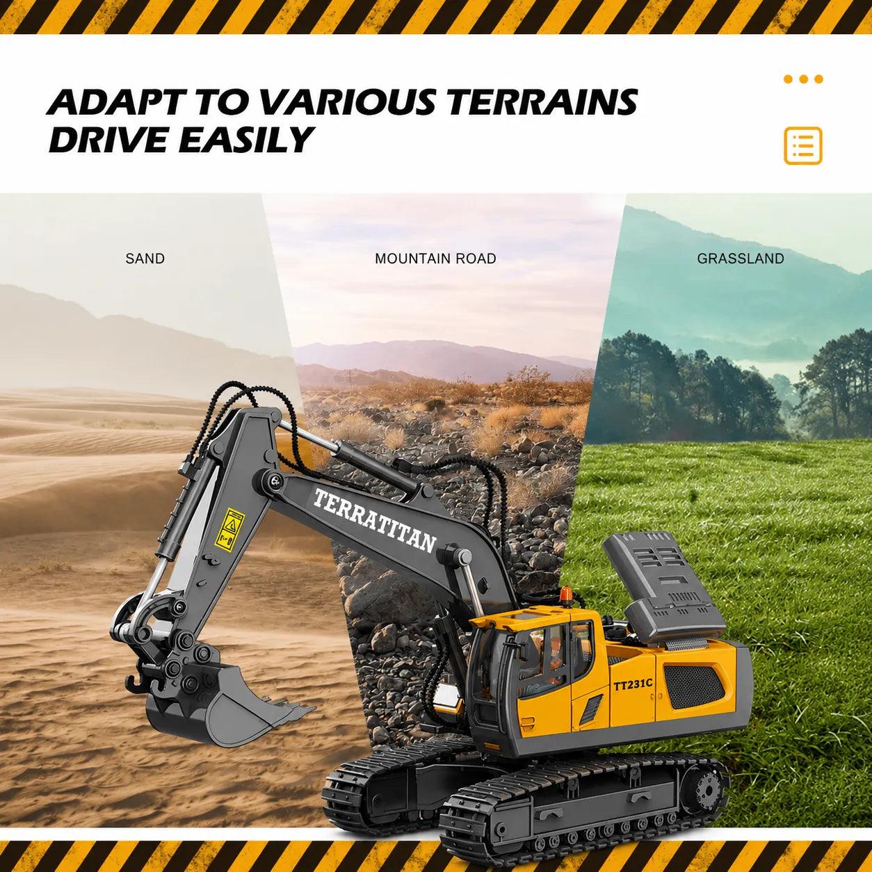 ZygoPlay TerraTitan™ RC Excavator - 1:20