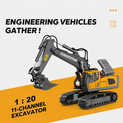 ZygoPlay TerraTitan™ RC Excavator - 1:20