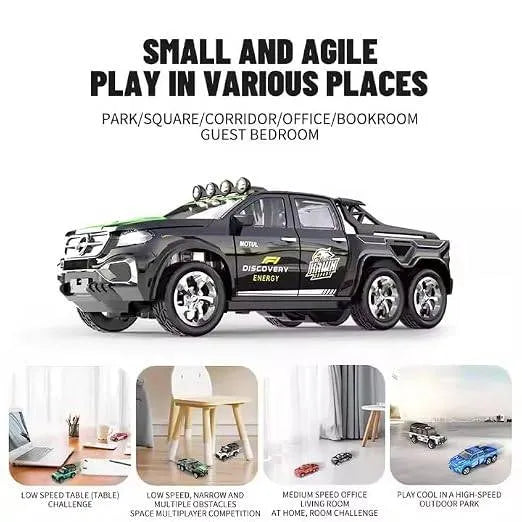 TrailBlazer™ RC Pickup Truck with Camper - Adventure starts behind the wheel! 🏕️