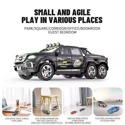 TrailBlazer™ RC Pickup Truck with Camper - Adventure starts behind the wheel! 🏕️
