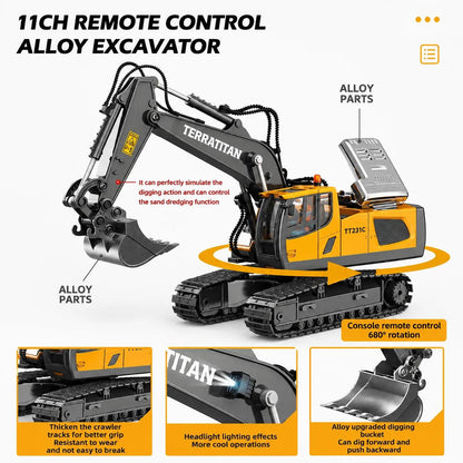 ZygoPlay TerraTitan™ RC Excavator - 1:20
