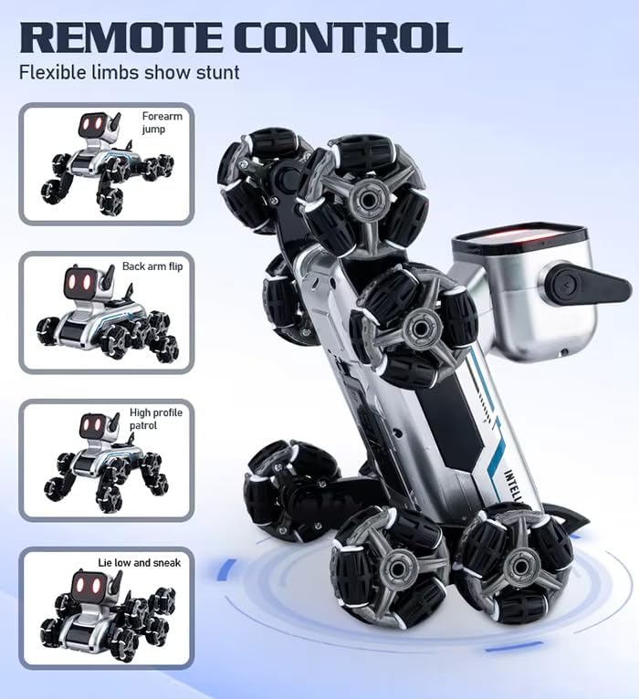 RoboPaw RC Robot Dog – Interactive Remote & Gesture Controlled Toy