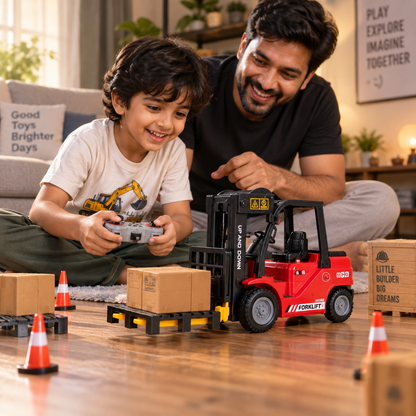 Remote Control Forklift with Trailer 1:24