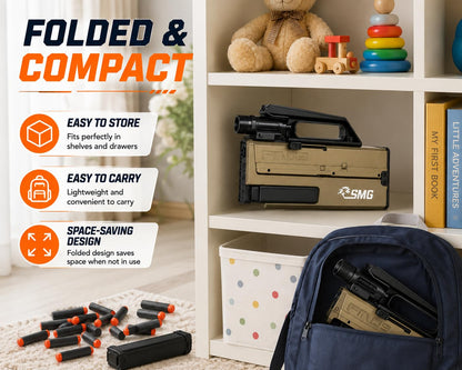 FMG9 Folding Foam Dart Blaster
