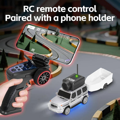 CamCruise™ 1:64 Mini Remote Camera Car – Drive. Capture. Play.