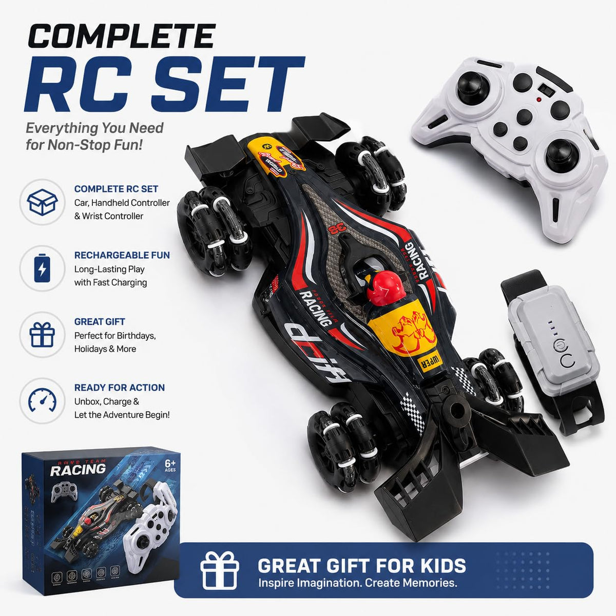 ZygoPlay NitroSpin RC Racing Car