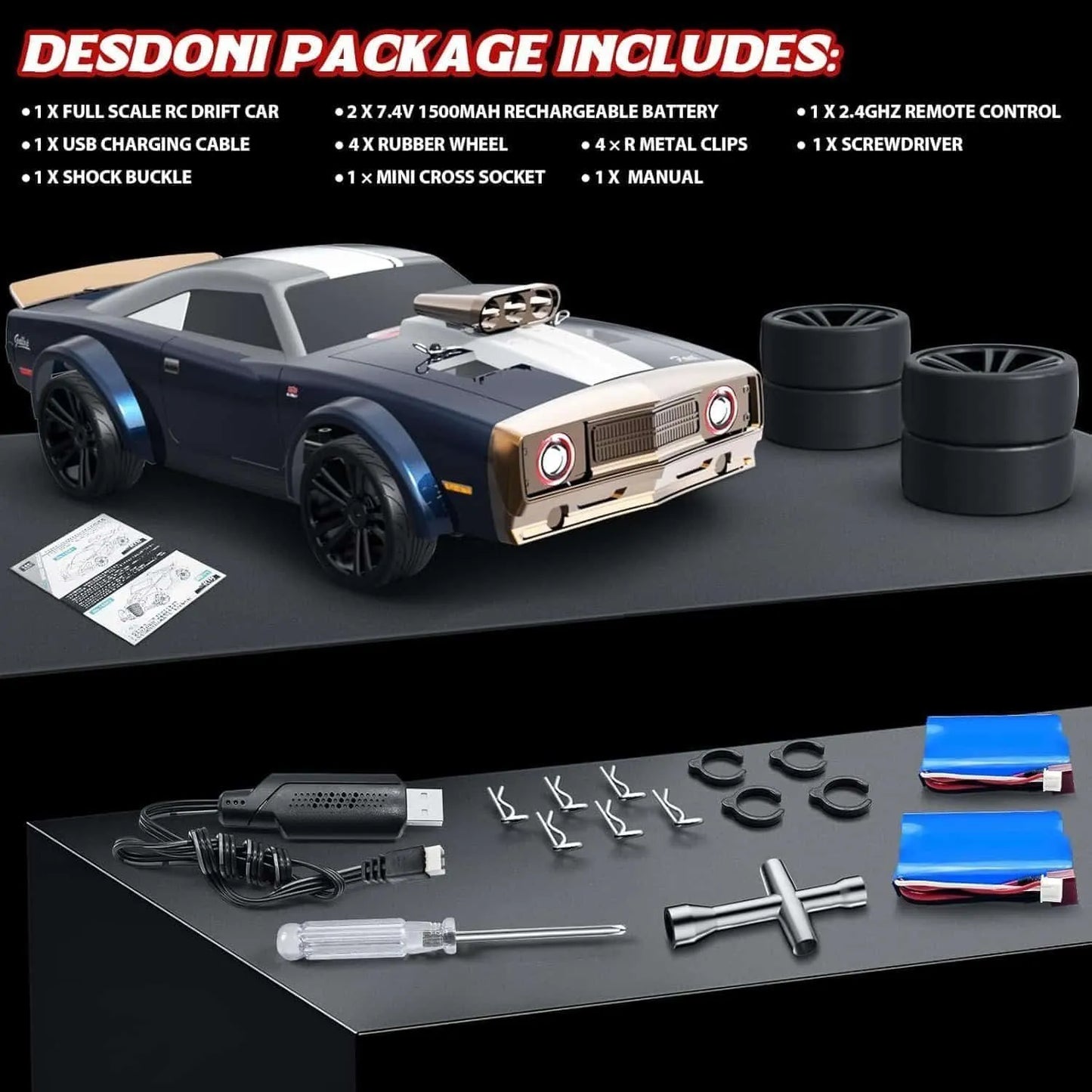 HURRICANE 1:16 4WD High-Speed RC Car