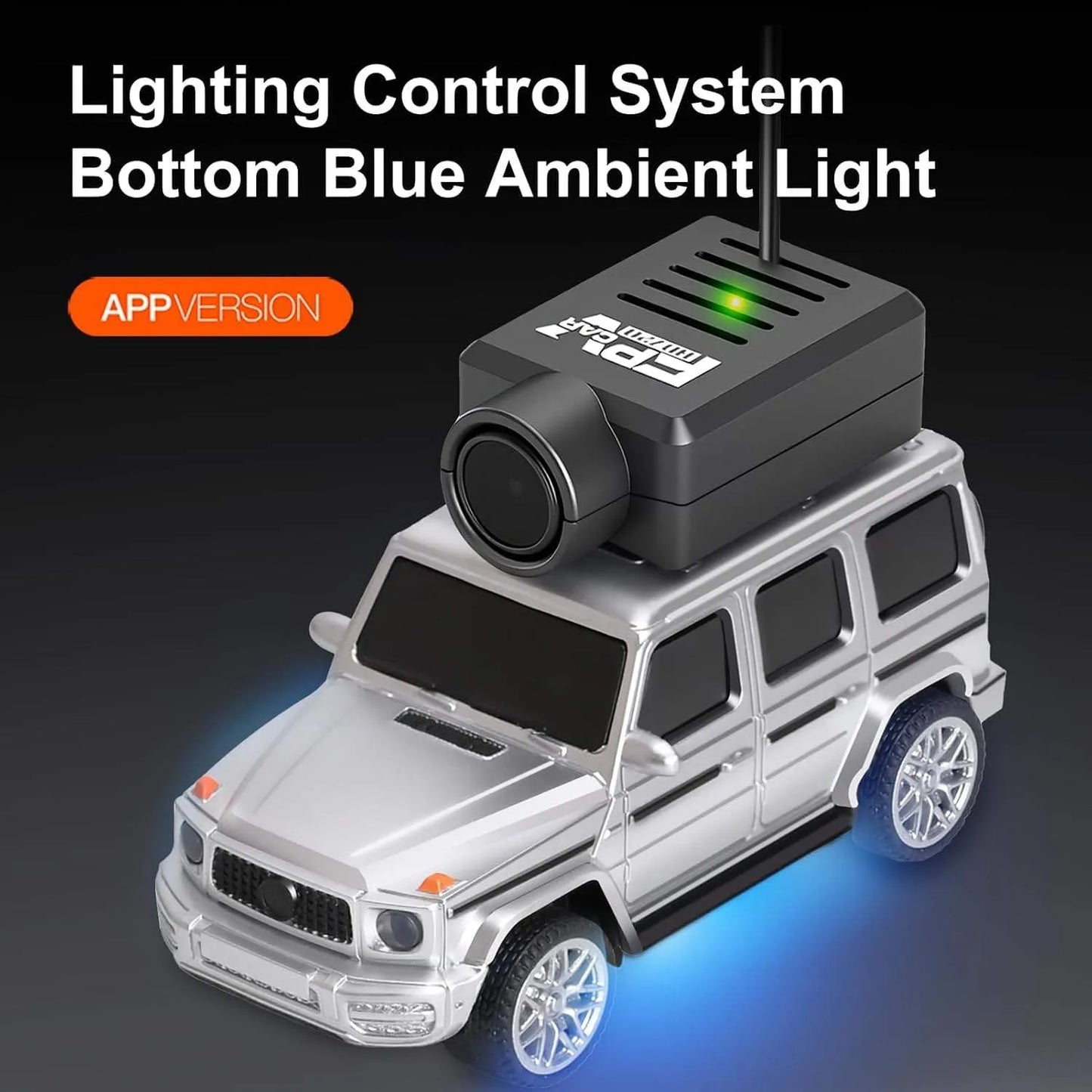 CamCruise™ 1:64 Mini Remote Camera Car – Drive. Capture. Play.