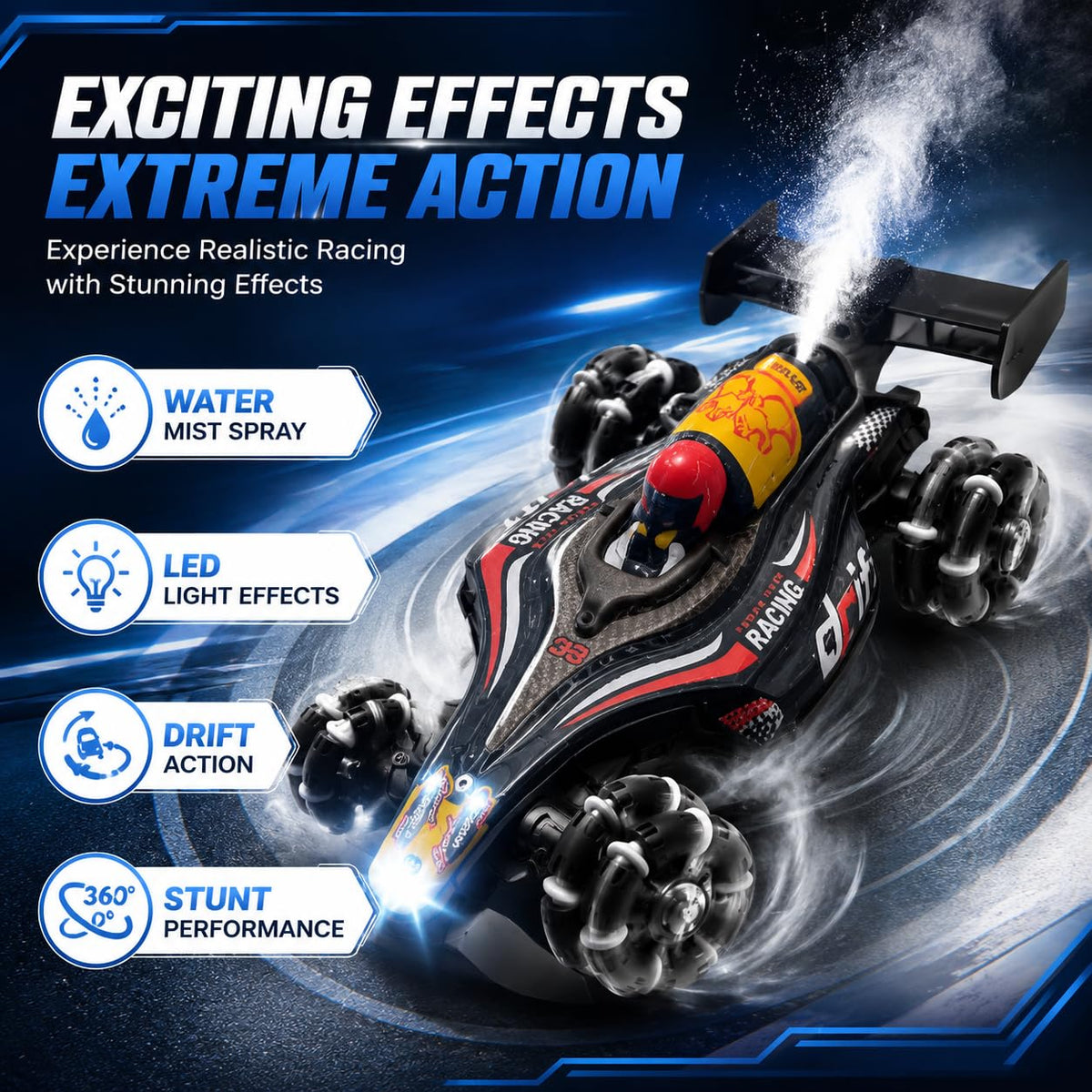ZygoPlay NitroSpin RC Racing Car