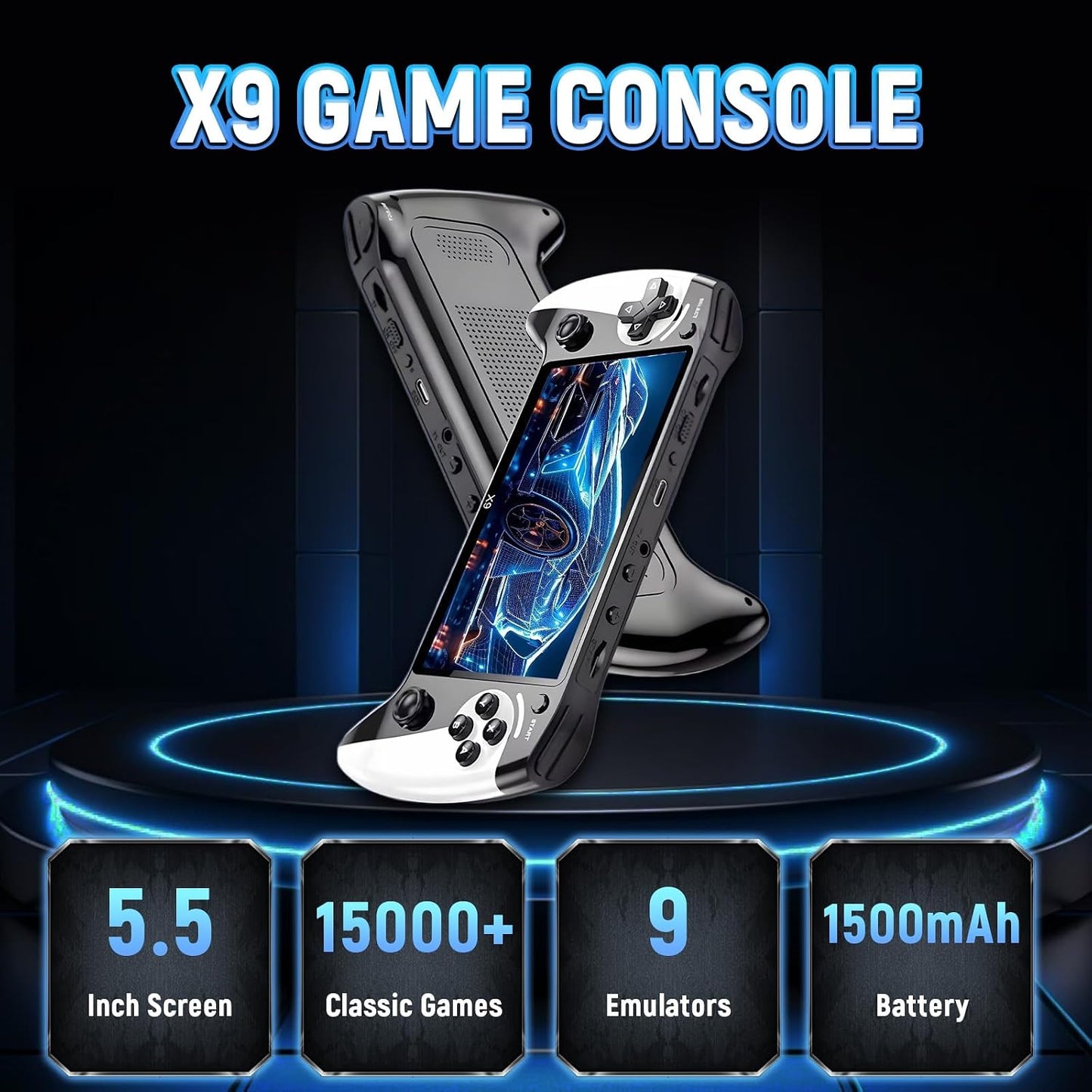 BlackHawk X9™ – 15,000+ Games Retro Gaming Console
