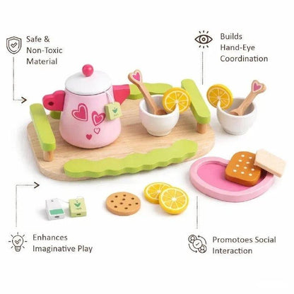 ZygoPlay LittleChef™ Wooden Tea Party Set
