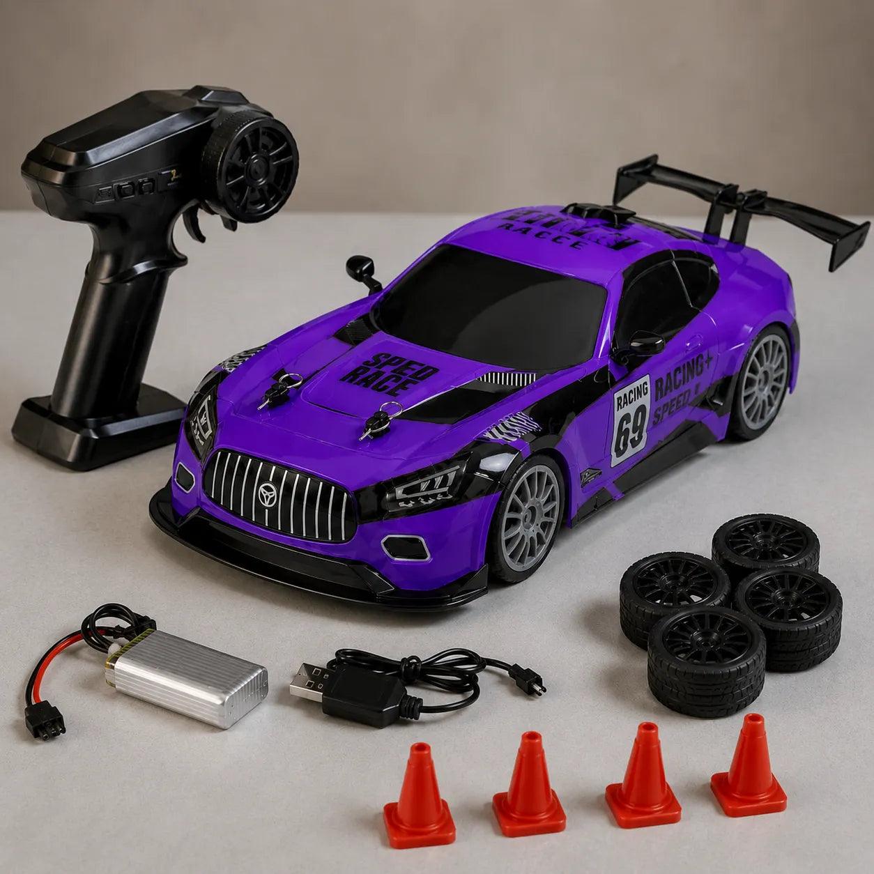 TrailRage™ 4WD RC Racer – 1:18 Scale High-Speed DriftRacing Car