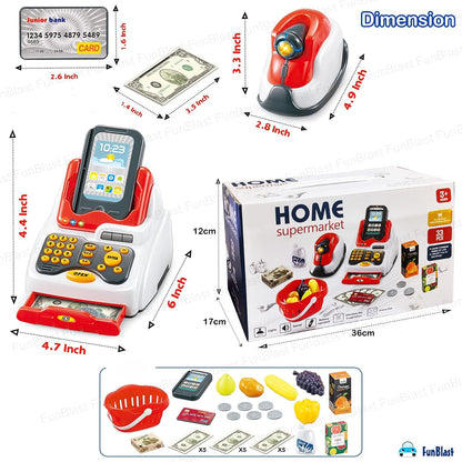 ShopSmart 2-in-1 Supermarket Playset