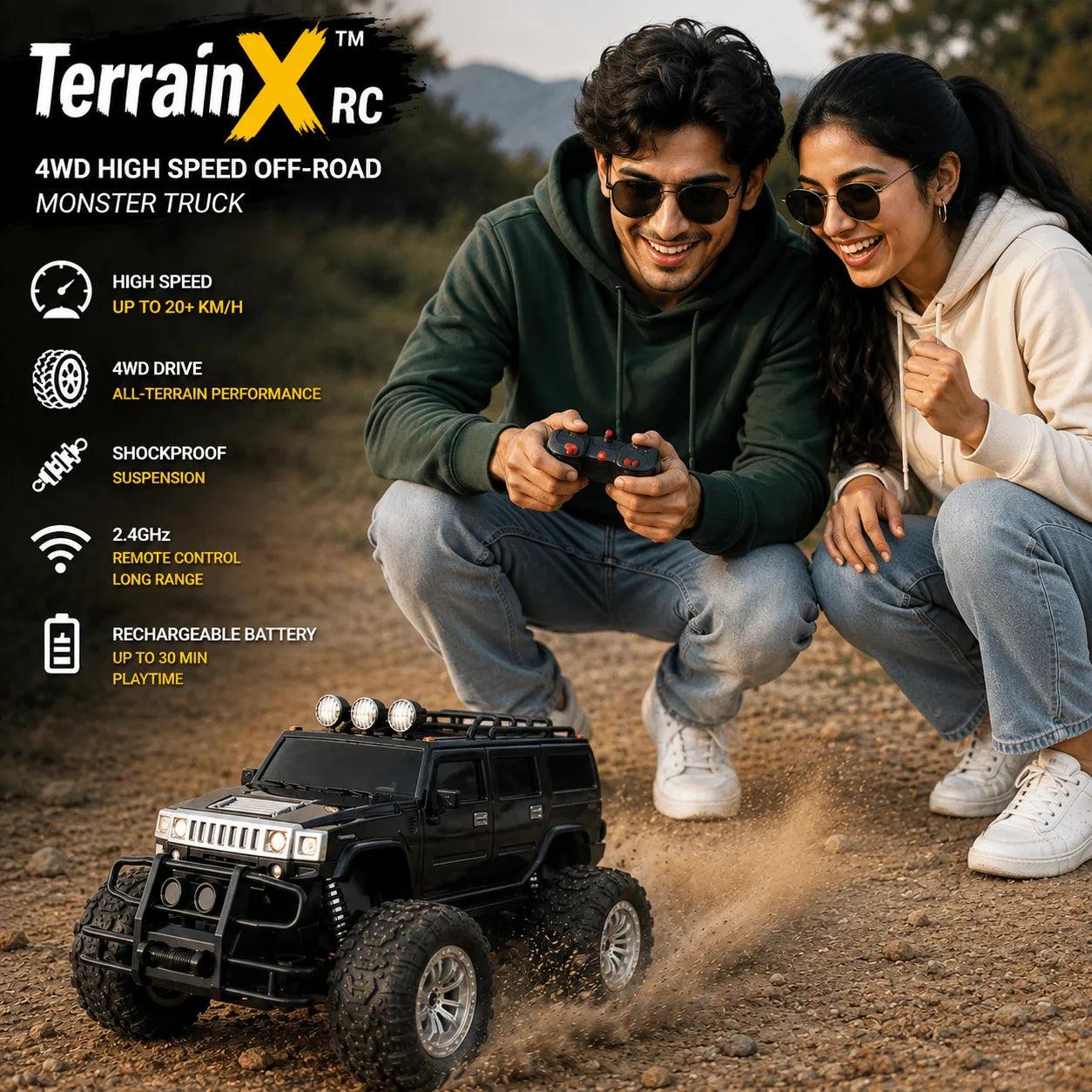 TerrainX™ RC - Off road Rechargeable Remote Control Car