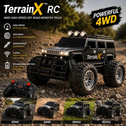 TerrainX™ RC - Off road Rechargeable Remote Control Car