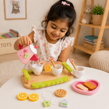 ZygoPlay LittleChef™ Wooden Tea Party Set