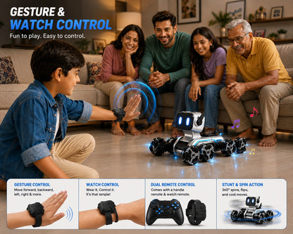 RoboPaw RC Robot Dog – Interactive Remote & Gesture Controlled Toy