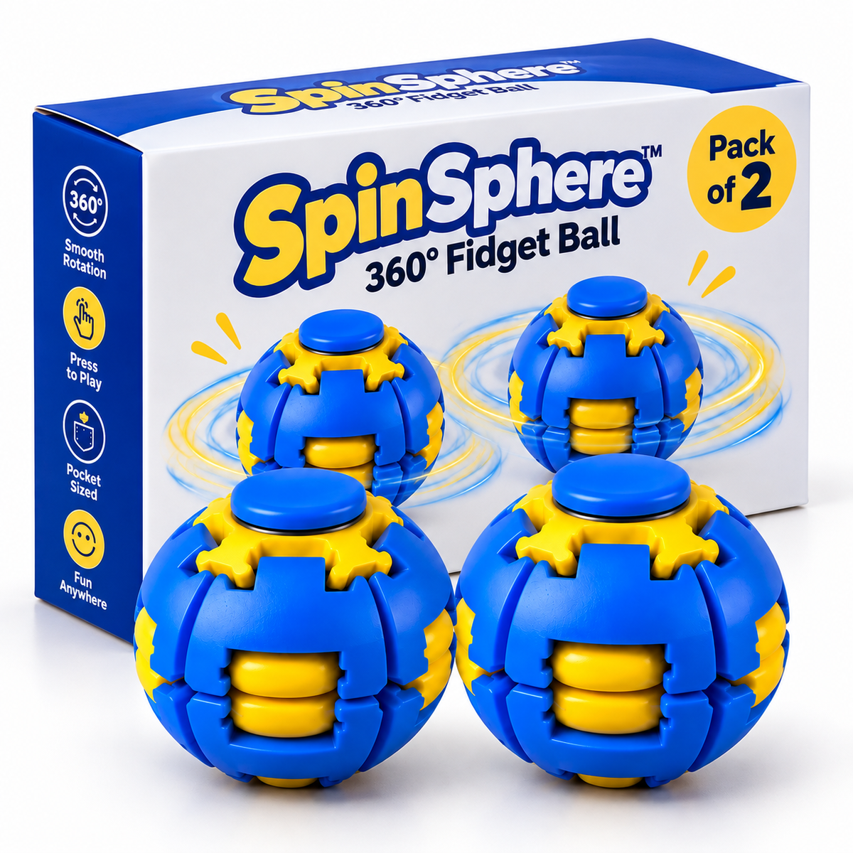 ZygoPlay SpinSphere 360° Fidget Ball