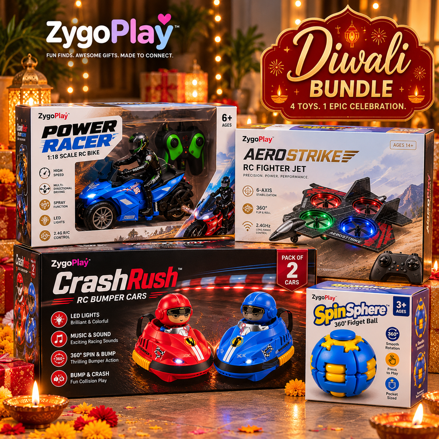 ZygoPlay Ultimate Diwali Fun Bundle – 3 Toys + 1 FREE Gift