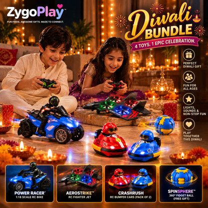 ZygoPlay Ultimate Diwali Fun Bundle – 3 Toys + 1 FREE Gift