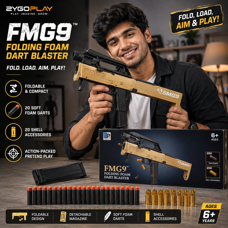 FMG9 Folding Foam Dart Blaster