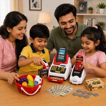 ShopSmart 2-in-1 Supermarket Playset