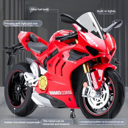 Ducati V4 panigale Die Cast 1:10 Motorcycle Model Bike for Collectors