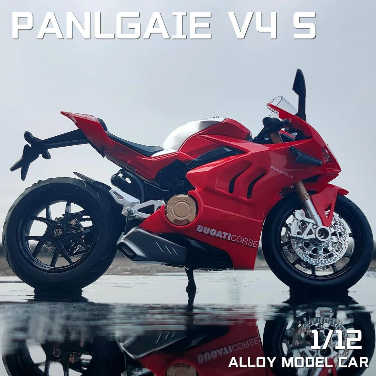 Ducati V4 panigale Die Cast 1:10 Motorcycle Model Bike for Collectors
